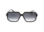 Marc Jacobs donkergrijze SF-lens zwarte zonnebril