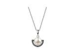 Zeeme Pearls Anhänger mit Kette 925/- Sterling Silber Süßwasserperle