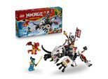 Konstruktionsspielsteine LEGO "Zilvar auf seinem Drachentier Grimtak (71863), LEGO Ninjago", bunt, Spielbausteine, Kinder, Kunststoff, Konstruktionsspielsteine, Made in Europe