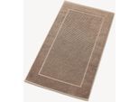 Badematte CHRISTY "Supreme", braun (mocha), H:7mm, Baumwolle, Badematten, Badematte, Premium Badematte in Luxusqualität 1000g/m², 50 x 90, 2er Set