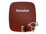 TechniSat SATMAN 65 PLUS Sat-Antenne inkl. Halteschelle und Halterung rot ziegelrot