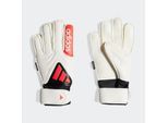 Torwarthandschuhe ADIDAS PERFORMANCE "COPA MATCH FINGERSAVE KIDS", Kinder, Gr. 3, weiß (weiß, lucid rot, schwarz), Obermaterial: 65% Polyester, 35% Polyurethan, Handschuhe Torwarthandschuhe, für Kinder und Jugendliche