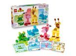 Konstruktionsspielsteine LEGO "Wir Bauen Tiere (10472), LEGO DUPLO Town", bunt, Spielbausteine, Kinder, Kunststoff, Konstruktionsspielsteine, Made in Europe