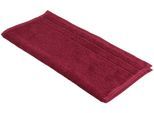 Seiftuch WEWO FASHION "9518S", rot (rubin), B:30cm L:30cm, Frottee, Waschlappen, Seiftuch, saugstark