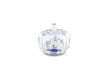 Zuckerstreuer SELTMANN WEIDEN "Zuckerdose Amina Strohblume 290 ml blau-weiß", blau (blau, weiß), B:9,6cm H:9,4cm Ø:9,6cm, Zuckerstreuer, Spülmaschinenfest, Mikrowellensicher, Ofenfest