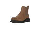 Stiefel CLARKS "Orinoco3 Lane", Damen, Gr. 36, braun, Leder, Schuhe Stiefel, mit robuster, langlebiger Stollensohle
