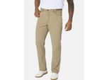 5-Pocket-Hose JAN VANDERSTORM "Hose RUDAR", Herren, Gr. 32, N-Gr, beige, Obermaterial: 97% Baumwolle CO. 3% Elasthan EL., Hosen 5-Pocket-Hose