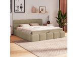 Möbelix , Braun , Metall , geometrisch , H3 , 1-Zonen , 180x200 cm , Schlafzimmer, Betten, Polsterbetten