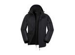 Mountain Warehouse Heren Thunderstorm 3 in 1 Waterdichte Jas (Grijs)