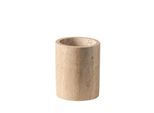 Besteckhalter APS "-TRAVERTINE-", travertin, B:11cm H:13,5cm L:11cm Ø:11cm, Beton, Besteckkörbe, Besteckhalter, mit möbelschonender Unterseite