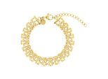 Armband TOM TAILOR, gelbgoldfarben, Armbänder, Damen, 20cm, Edelstahl, Armband