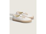 Vans Authentic Crepe Leder Herren Weiße Sneakers