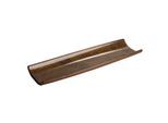 Tablett APS, braun, B:13cm H:3cm L:41cm, Melamin, Tabletts, Melamin, innen: Dekor, außen: schwarz oder braun