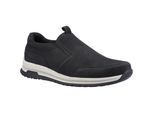 Hush Puppies Heren Cole Nubuck Schoenen (Zwart)