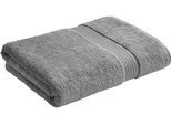 Duschtücher CHRISTY "SUPREME", silber, B:75cm L:137cm, Walkfrottier, Obermaterial: 100% Baumwolle, Handtücher, Premium-Duschtücher in Luxusqualität, 650g/m², 75x137cm, 2er Set