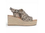 Blowfish Malibu Damen Leopardenmuster Wedge Slingbacks Heel Sandalen – Amira
