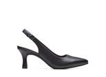 Kataleyna Schritt Schwarze Leder Schuhe