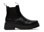 Fly London MEDI789, Damen Chelsea-Stiefel, Schwarz
