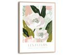 Poster REINDERS "Blumen", rosa (farbe bild(er): rosa), B:30cm H:40cm T:1,6cm, Bilder, Poster, Küche - Rosa - MDF - Blumen und Pflanzen - 30x40 cm