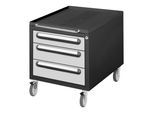 STIER Rollcontainer Premium mit 3 Schubladen BxTxH 480x600x540 mm (907441)
