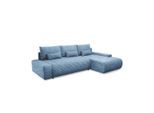 ECKSOFA Ivana 3 Sitzplätze Hellblau
