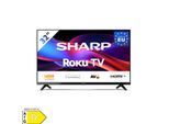 SHARP 32GD2225E – 32 Zoll Fernseher Smart TV (81 cm) Roku TV– HDR10, Dreifach-Tuner DVB-T2/C/S2, 3x HDMI, USB, WLAN