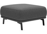 Polsterhocker "Tossa, smarte Ergänzung für dein Wohnzimmer, Breite 73 cm", anthrazit me, B:73cm H:43cm T:73cm, 24% Polyester, 76% Polyacryl, SCHÖNER WOHNEN-KOLLEKTION, Hocker, Polsterhocker, Flexibler Komfort, edle Optik & saugroboterfreundlich