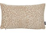 Dekokissen DONE. "LEO", beige (taupe), B:30cm L:50cm, Polyester, Dekokissen_Sitzkissen_Kissenhüllen, Jacquardgewebt