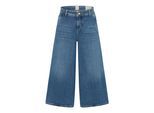 Röhrenjeans BRAX "Style MELLI S", Damen, Gr. 48K (24), Kurzgrößen, hellblau, Denim/Jeans, 92% Baumwolle, 8% Elastomultiester, Jeans