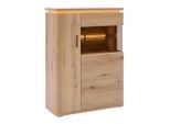 Highboard Alameda Eichefarben 90/128/38 cm 3 Schublade(n)