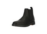 Stiefel CLARKS "Clarkdale Easy", Mädchen, Gr. 42, schwarz, Leder, Schuhe Stiefel, mit elastischen Einsätzen an den Seiten