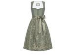 Dirndl NÜBLER "Midi Dirndl Fleurette", Damen, Gr. 38, EURO, grün, Obermaterial: 100% Polyester PES., Kleider, Topseller