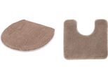 Badematte KLEINE WOLKE "RELAX, Badvorleger, Badezimmer Teppich", taupe, H:30mm, Polyacryl, Badematten, Badematte, Badteppich, meliert, rechteckig, rund & als Set erhältlich