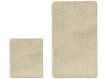 Badematte KLEINE WOLKE "RELAX, Badvorleger, Badezimmer Teppich", sandbeige, H:30mm, Polyacryl, Badematten, Badematte, Badteppich, meliert, rechteckig, rund & als Set erhältlich
