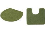 Badematte KLEINE WOLKE "RELAX, Badvorleger, Badezimmer Teppich", forest, H:30mm, Polyacryl, Badematten, Badematte, Badteppich, meliert, rechteckig, rund & als Set erhältlich