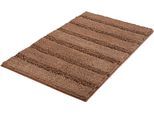 Badematte KLEINE WOLKE "Monrovia, Badvorleger, Badezimmer Teppich" Gr. 4, weiß (kaschmir), H:23mm, Kunstfaser, Badematten, Badematte, Badteppich, Uni Farben, gestreift, aus Mikrofaser, waschbar