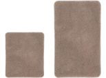 Badematte KLEINE WOLKE "RELAX, Badvorleger, Badezimmer Teppich", taupe, H:30mm, Polyacryl, Badematten, Badematte, Badteppich, meliert, rechteckig, rund & als Set erhältlich