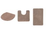 Badematte KLEINE WOLKE "RELAX, Badvorleger, Badezimmer Teppich", taupe, H:30mm, Polyacryl, Badematten, Badematte, Badteppich, meliert, rechteckig, rund & als Set erhältlich