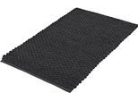Badematte KLEINE WOLKE "Willow, Badvorleger, Badezimmer Teppich" Gr. 1, grau, H:10mm, Baumwolle, Polyester, Badematten, Badematte, Badteppich, gewebt, Uni Farben, quadratisch oder rechteckig