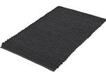 Badematte KLEINE WOLKE "Willow, Badvorleger, Badezimmer Teppich" Gr. 4, grau, H:10mm, Baumwolle, Polyester, Badematten, Badematte, Badteppich, gewebt, Uni Farben, quadratisch oder rechteckig