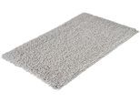 Badematte KLEINE WOLKE "Dana, Badvorleger, Badezimmer Teppich", grau (seide), H:25mm, Baumwolle, Polyester, Badematten, Badematte, Badteppich, Uni Farben, quadratisch & rechteckig erhältlich