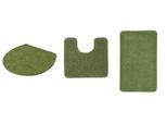 Badematte KLEINE WOLKE "RELAX, Badvorleger, Badezimmer Teppich", forest, H:30mm, Polyacryl, Badematten, Badematte, Badteppich, meliert, rechteckig, rund & als Set erhältlich