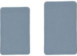 Badematte KLEINE WOLKE "RELAX, Badvorleger, Badezimmer Teppich", stahlblau, H:30mm, Polyacryl, Badematten, Badematte, Badteppich, meliert, rechteckig, rund & als Set erhältlich