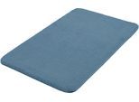 Badematte KLEINE WOLKE "Cony, Badvorleger, Badezimmer Teppich", blau, H:25mm, Polyester, Badematten, Badematte, Badteppich, Fell-Optik, Uni Farben, besonders weich & kuschelig