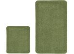 Badematte KLEINE WOLKE "RELAX, Badvorleger, Badezimmer Teppich", forest, H:30mm, Polyacryl, Badematten, Badematte, Badteppich, meliert, rechteckig, rund & als Set erhältlich