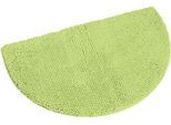 Badematte KINZLER "Chenille, Badvorleger, Badezimmer Teppich" Gr. 8, grün (kiwi), H:18mm, Polyester, Badematten, Badematte, Badteppich, Uni Farben, weich, als rechteckig & halbrund erhältlich