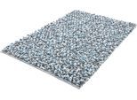Badematte KLEINE WOLKE "Sling, Badvorleger, Badezimmer Teppich", grün (opal), H:20mm, Baumwolle, Polyester, Badematten, Badematte, Badteppich, handgefertigt, 2 farbige Schlingenoptik