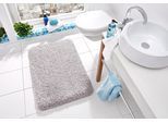 Badematte KLEINE WOLKE "Trend, Badvorleger, Badezimmer Teppich" Gr. 1, weiß (auster), H:35mm, Baumwolle, Badematten, Badematte, Badteppich, Uni Farben, waschbar