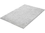 Badematte KLEINE WOLKE "»Planta«, Badvorleger, Badezimmer Teppich", silbergrau, H:8mm, Baumwolle, Badematten, Badematte, Badteppich, Uni Farben, Streifen Design, Hoch-Tief Effekt