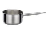 Kasserolle GSW "Le Chef", silber (silberfarben), H:10cm Ø:20cm, Töpfe, Kasserolle, Topf aus hochwertigem Edelstahl 18/10 in Gastro-Qualität